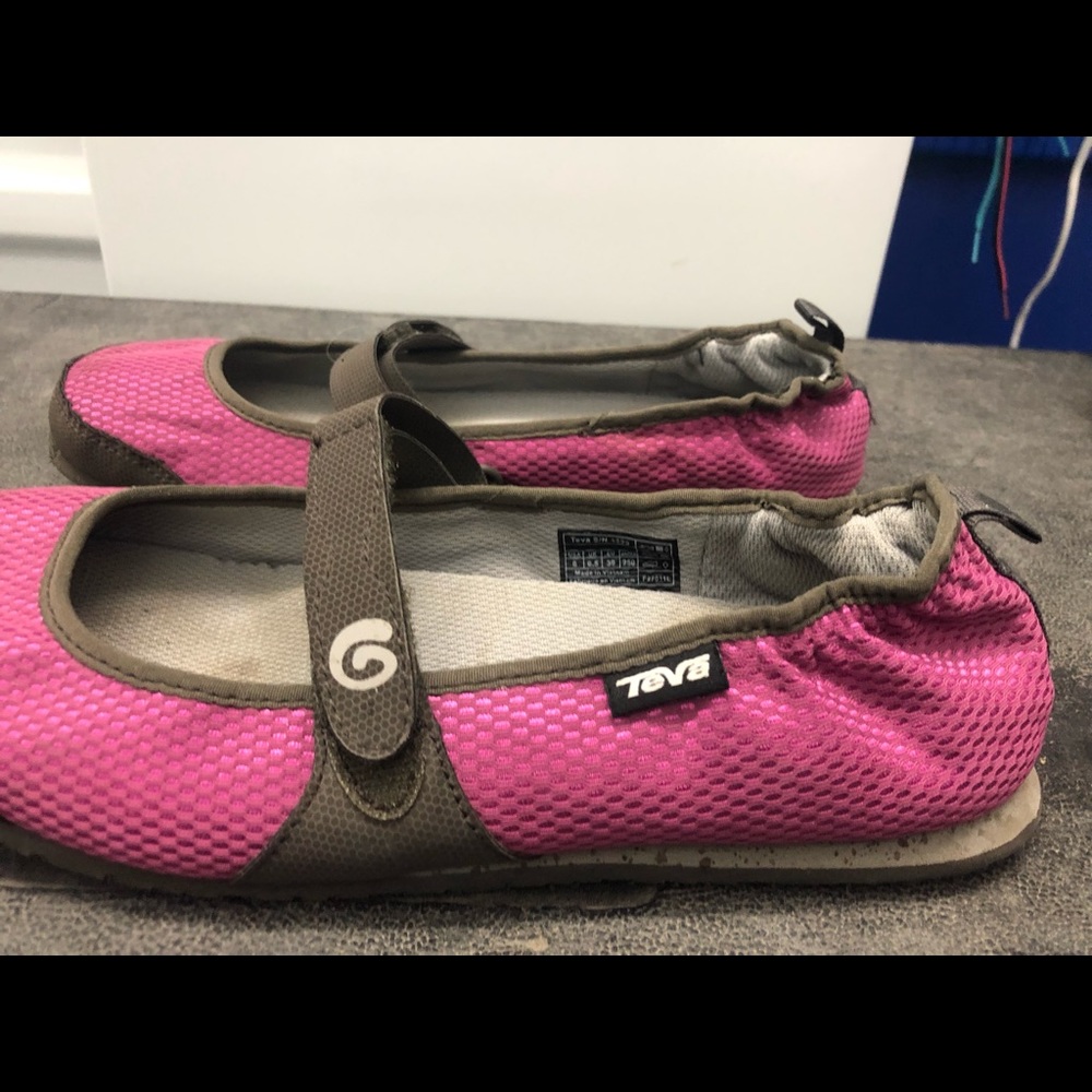 Teva 4329 Women’s Purple Flats Laofers Shoes SZ. 6